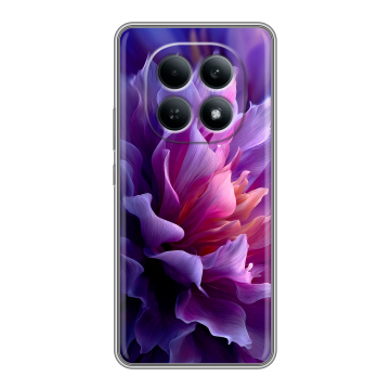 Силиконовый чехол на Redmi Note 15 4G с принтом женский цветы