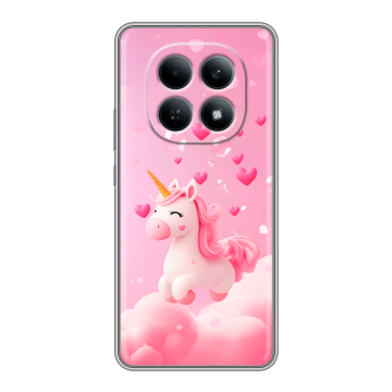 Силиконовый чехол на Redmi Note 15 4G с принтом Единорог