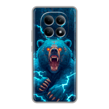 Силиконовый чехол на Redmi Note 15 4G с принтом Медведь