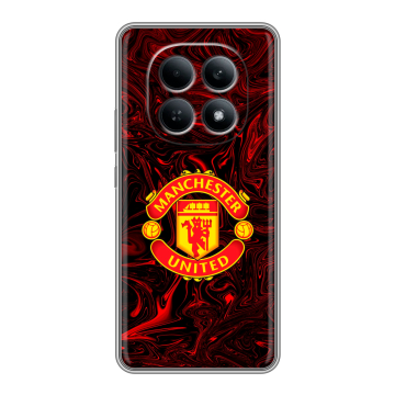 Силиконовый чехол на Redmi Note 15 4G с принтом Manchester United