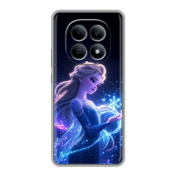 Силиконовый чехол на Redmi Note 15 4G с принтом Холодное сердце Frozen Силиконовый чехол на Redmi Note 15 4G с принтом Холодное сердце Frozen