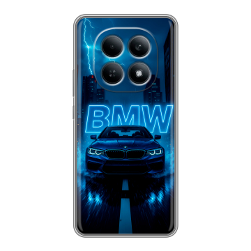 Силиконовый чехол на Redmi Note 15 4G с принтом BMW БМВ