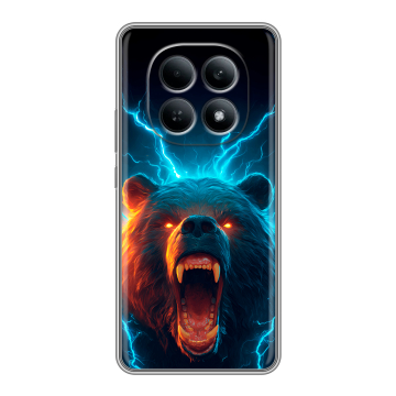 Силиконовый чехол на Redmi Note 15 4G с принтом Медведь