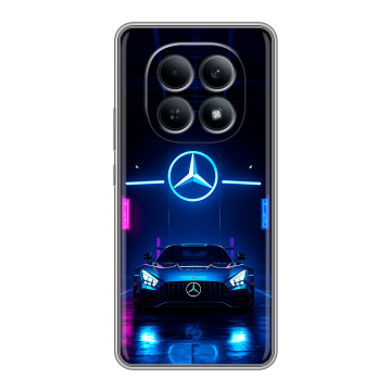 Силиконовый чехол на Redmi Note 15 4G с принтом Mercedes Мерседес Силиконовый чехол на Redmi Note 15 4G с принтом Mercedes Мерседес