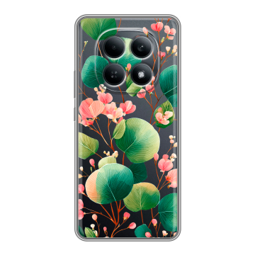 Силиконовый чехол на Redmi Note 15 4G с принтом женский