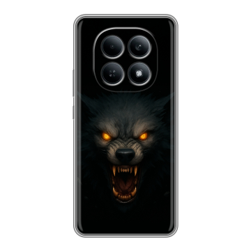 Силиконовый чехол на Redmi Note 15 4G с принтом Волк