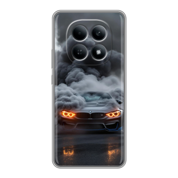Силиконовый чехол на Redmi Note 15 4G с принтом BMW БМВ Силиконовый чехол на Redmi Note 15 4G с принтом BMW БМВ