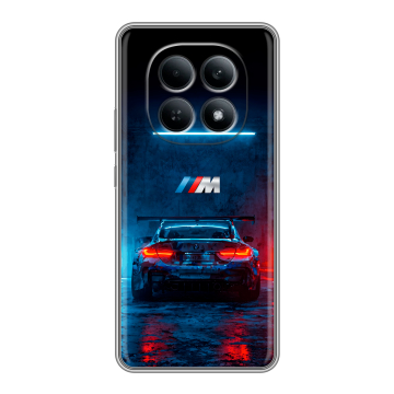 Силиконовый чехол на Redmi Note 15 4G с принтом BMW БМВ Силиконовый чехол на Redmi Note 15 4G с принтом BMW БМВ