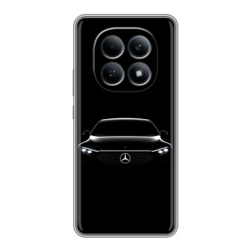 Силиконовый чехол на Redmi Note 15 4G с принтом Mercedes Мерседес