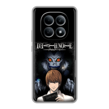 Силиконовый чехол на Redmi Note 15 4G с принтом Death note Тетрадь смерти