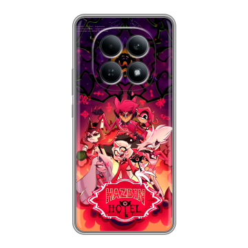 Силиконовый чехол на Redmi Note 15 4G с принтом Hazbin Hotel Отель Хазбин Силиконовый чехол на Redmi Note 15 4G с принтом Hazbin Hotel Отель Хазбин