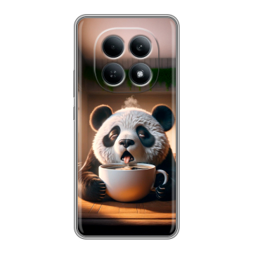 Силиконовый чехол на Redmi Note 15 4G с принтом смешная панда Силиконовый чехол на Redmi Note 15 4G с принтом смешная панда