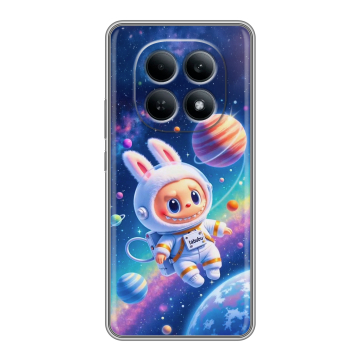 Силиконовый чехол на Redmi Note 15 4G с принтом Labubu Лабубу Силиконовый чехол на Redmi Note 15 4G с принтом Labubu Лабубу