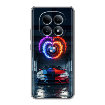 Силиконовый чехол на Redmi Note 15 4G с принтом BMW БМВ Силиконовый чехол на Redmi Note 15 4G с принтом BMW БМВ
