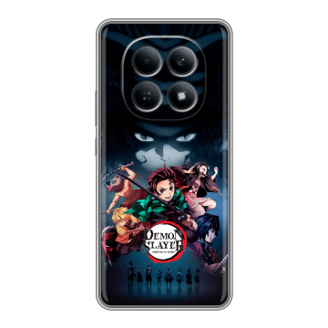 Силиконовый чехол на Redmi Note 15 4G с принтом Demon Slayer Клинок рассекающий демонов Силиконовый чехол на Redmi Note 15 4G с принтом Demon Slayer Клинок рассекающий демонов