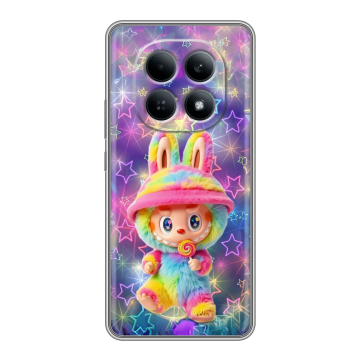 Силиконовый чехол на Redmi Note 15 4G с принтом Labubu Лабубу