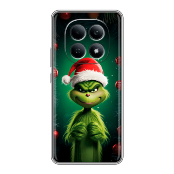 Силиконовый чехол на Redmi Note 15 4G с принтом Гринч Новый год Рождество