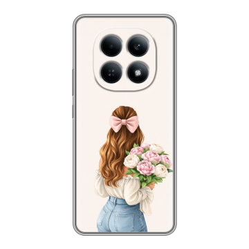 Силиконовый чехол на Redmi Note 15 4G с принтом женский Силиконовый чехол на Redmi Note 15 4G с принтом женский