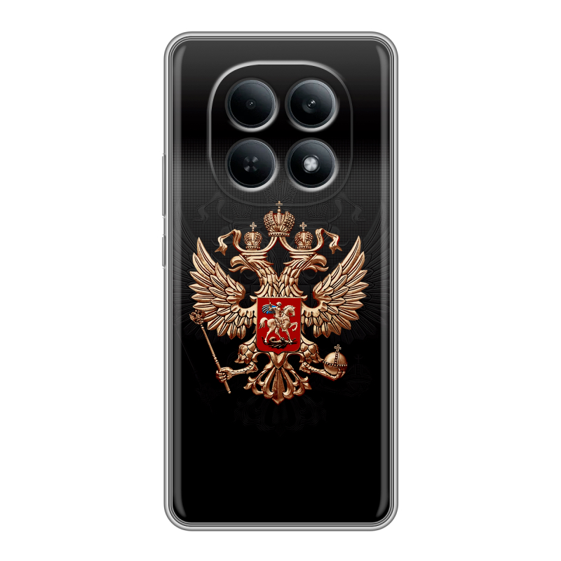 Силиконовый чехол на Redmi Note 15 4G с принтом Герб России Силиконовый чехол на Redmi Note 15 4G с принтом Герб России