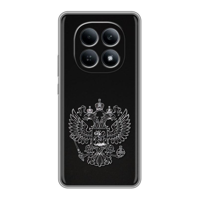 Силиконовый чехол на Redmi Note 15 4G с принтом Герб России Силиконовый чехол на Redmi Note 15 4G с принтом Герб России