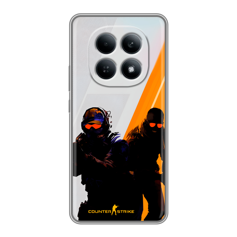 Силиконовый чехол на Redmi Note 15 4G с принтом Контер страйк Counter strike Силиконовый чехол на Redmi Note 15 4G с принтом Контер страйк Counter strike
