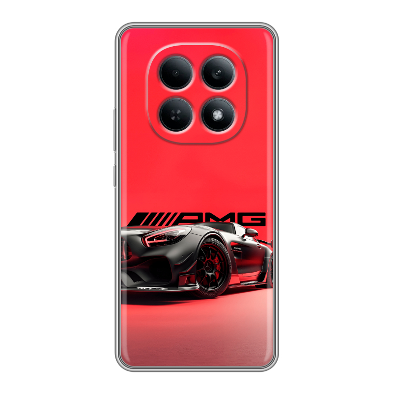 Силиконовый чехол на Redmi Note 15 4G с принтом Мерседес Mercedes AMG Силиконовый чехол на Redmi Note 15 4G с принтом Мерседес Mercedes AMG