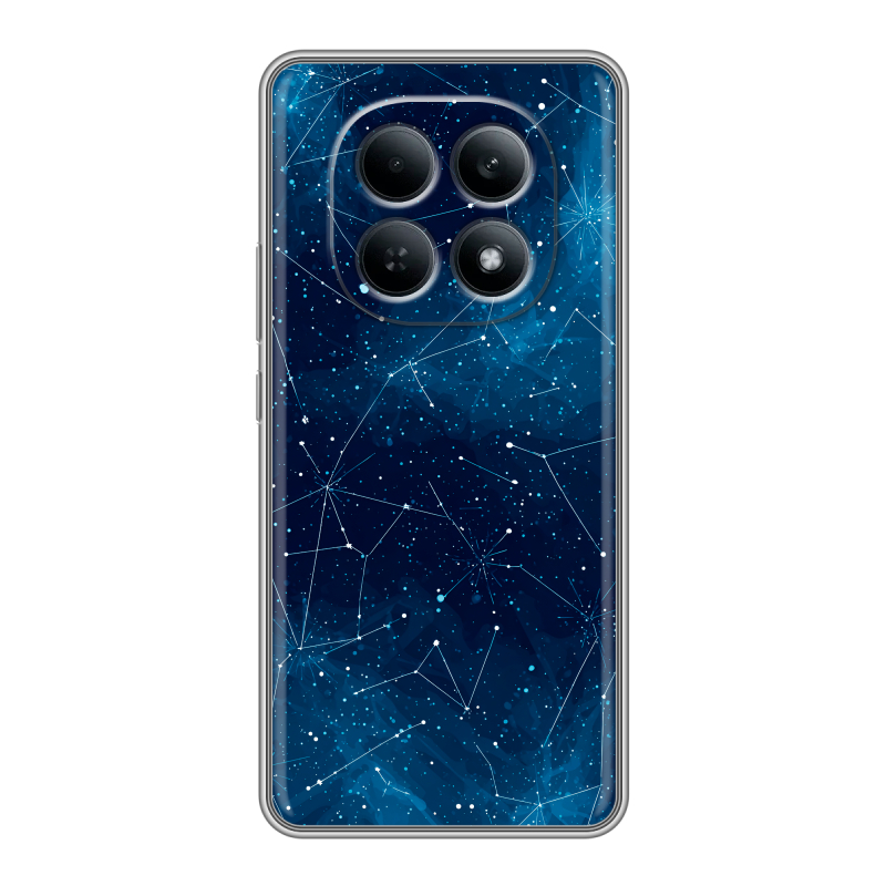 Силиконовый чехол на Redmi Note 15 4G с принтом Космос звезды Силиконовый чехол на Redmi Note 15 4G с принтом Космос звезды