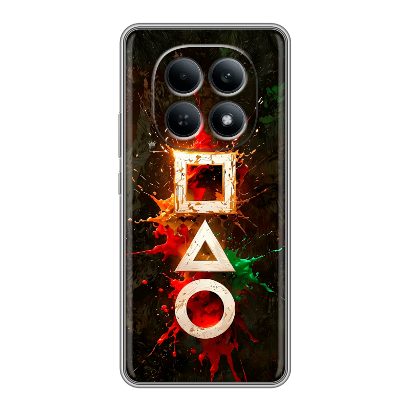 Силиконовый чехол на Redmi Note 15 4G с принтом Squid Game Игра кальмара Силиконовый чехол на Redmi Note 15 4G с принтом Squid Game Игра кальмара