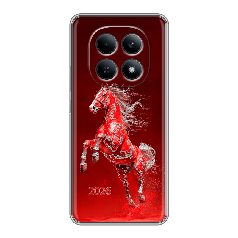Силиконовый чехол на Redmi Note 15 4G с принтом Новый год Силиконовый чехол на Redmi Note 15 4G с принтом Новый год