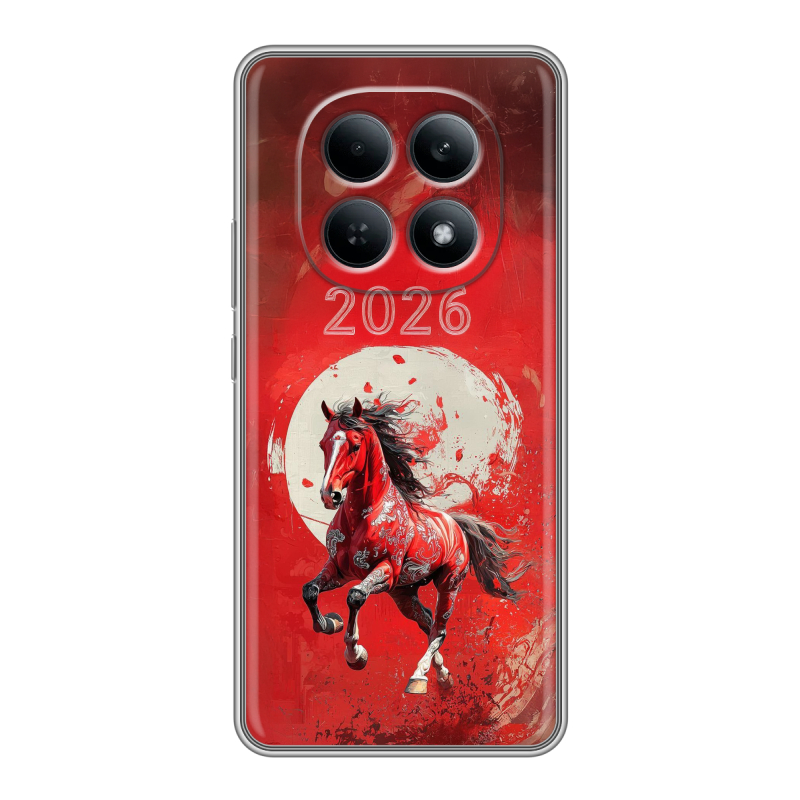 Силиконовый чехол на Redmi Note 15 4G с принтом Новый год Силиконовый чехол на Redmi Note 15 4G с принтом Новый год