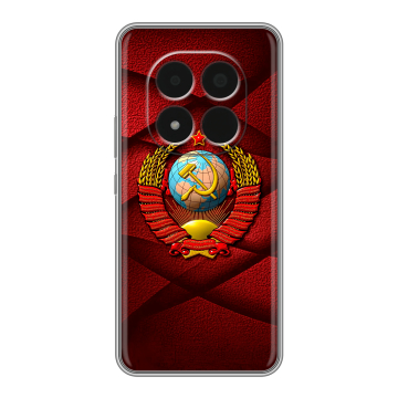 Силиконовый чехол на Redmi Note 15 Pro 5G с принтом Герб СССР