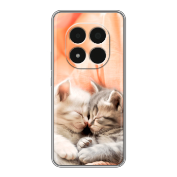 Силиконовый чехол на Redmi Note 15 Pro 5G с принтом Котята