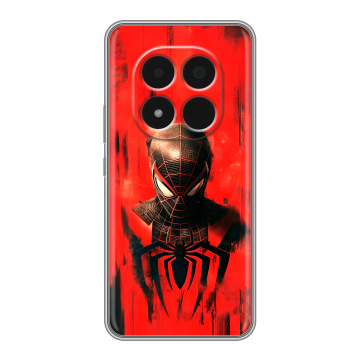 Силиконовый чехол на Redmi Note 15 Pro 5G с принтом человек паук spiderman