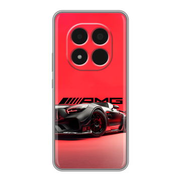 Силиконовый чехол на Redmi Note 15 Pro 5G с принтом Мерседес Mercedes AMG