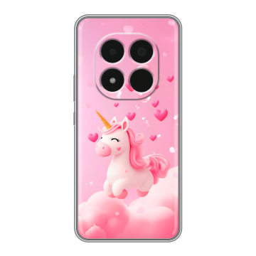 Силиконовый чехол на Redmi Note 15 Pro 5G с принтом Единорог