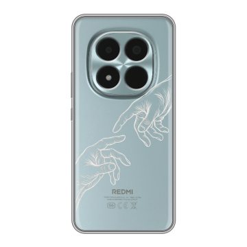 Силиконовый чехол на Redmi Note 15 Pro 5G с принтом Сотворение мира