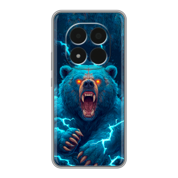 Силиконовый чехол на Redmi Note 15 Pro 5G с принтом Медведь