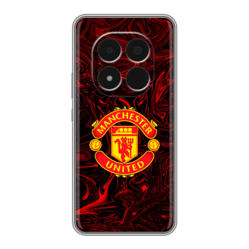 Силиконовый чехол на Redmi Note 15 Pro 5G с принтом Manchester United