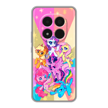 Силиконовый чехол на Redmi Note 15 Pro 5G с принтом My little pony Дружба чудо
