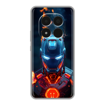 Силиконовый чехол на Redmi Note 15 Pro 5G с принтом IronMan Железный человек