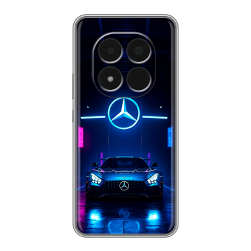 Силиконовый чехол на Redmi Note 15 Pro 5G с принтом Mercedes Мерседес