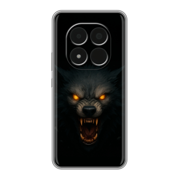 Силиконовый чехол на Redmi Note 15 Pro 5G с принтом Волк