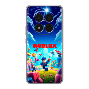 Силиконовый чехол на Redmi Note 15 Pro 5G с принтом Roblox Роблокс
