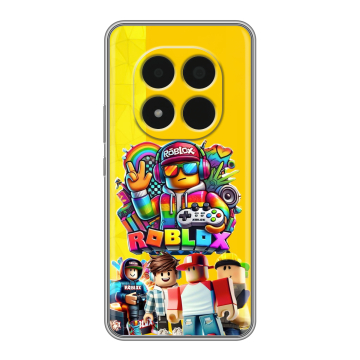 Силиконовый чехол на Redmi Note 15 Pro 5G с принтом Roblox Роблокс