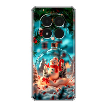 Силиконовый чехол на Redmi Note 15 Pro 5G с принтом Новый год