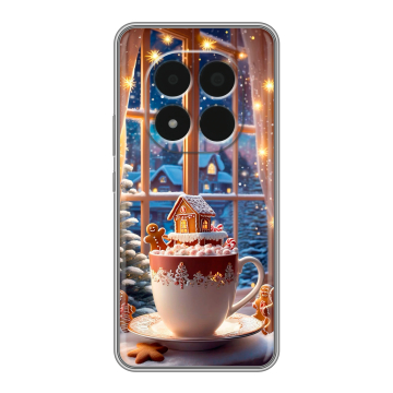 Силиконовый чехол на Redmi Note 15 Pro 5G с принтом Новый год
