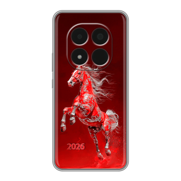 Силиконовый чехол на Redmi Note 15 Pro 5G с принтом Новый год