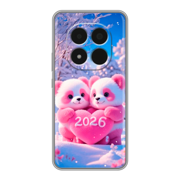 Силиконовый чехол на Redmi Note 15 Pro 5G с принтом Новый год