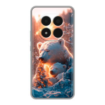 Силиконовый чехол на Redmi Note 15 Pro 5G с принтом Новый год