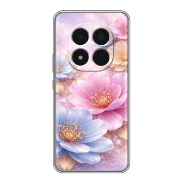 Силиконовый чехол на Redmi Note 15 Pro 5G с принтом женский